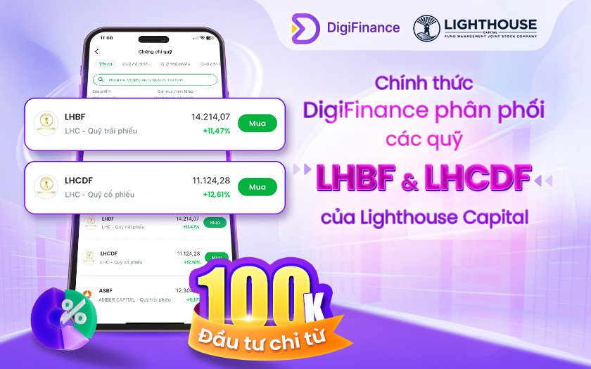 DigiFinance chính thức phân phối các quỹ đầu tư của Lighthouse Capital