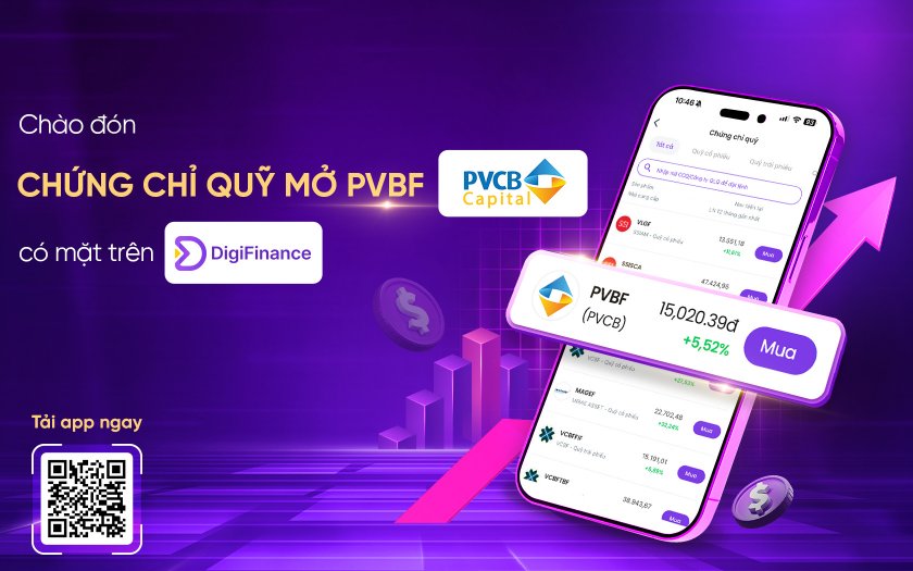 DigiFinance chính thức phân phối quỹ PVBF của PVCB Capital