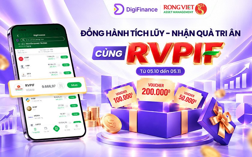 DigiFinance -Đồng hành tích lũy – Nhận quà tri ân cùng Quỹ RVPIF
